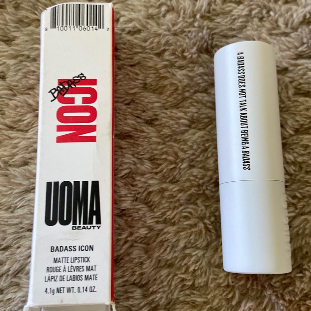 BNIB~UOMA Beauty Badass Icon matte lipstick in Tracy
